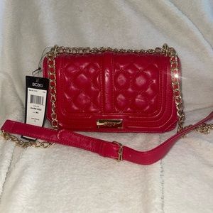 Small BCBG crossbody bag in red